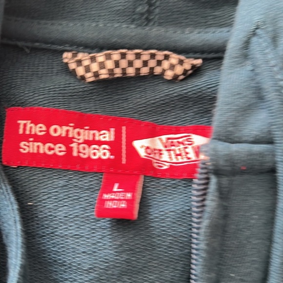 SALE! Men’s Vans Off the Wall Hoodie Full Zip sweatshirt Large - Picture 3 of 4